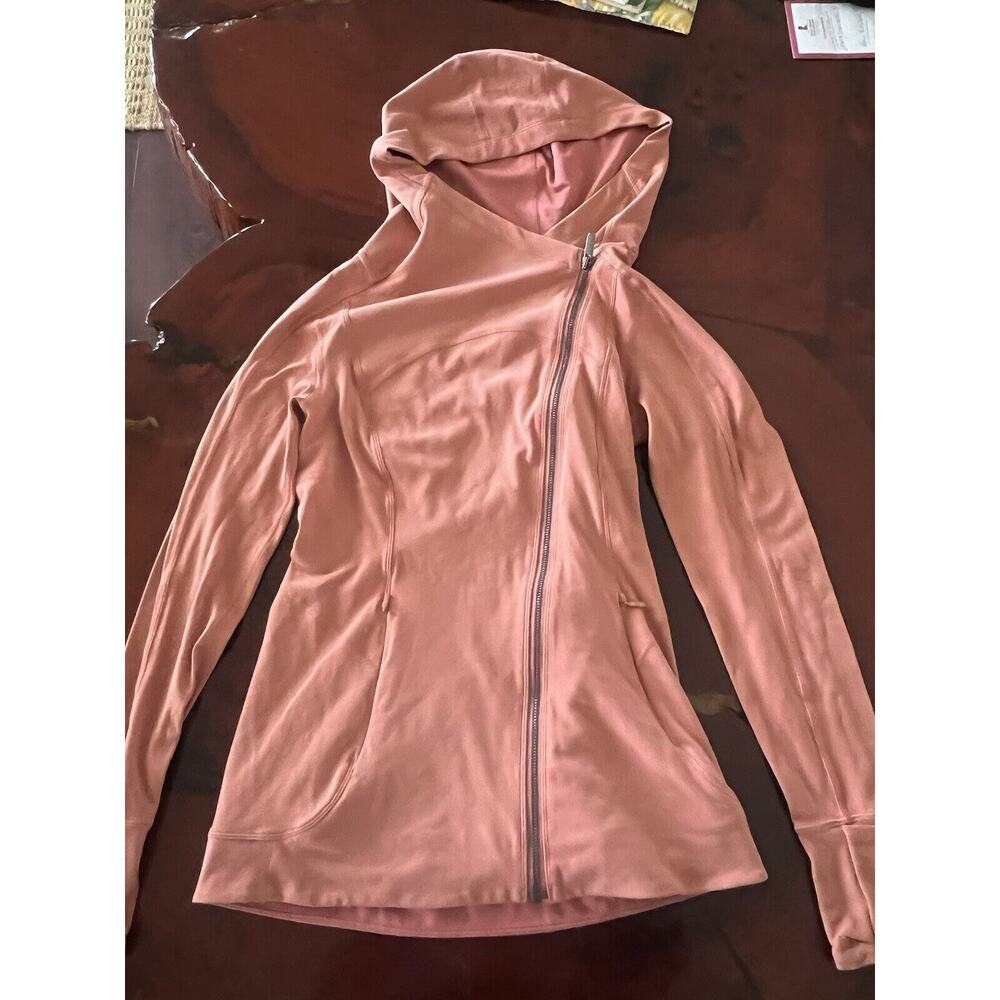 Lululemon Every Journey II Hoodie Sz 10 Jacket Rustic Coral W3DB5S Nulu